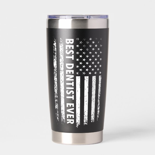 Botella Aislada Best Dentist Ever Gift Funny Dentist Appreciation (Frente)