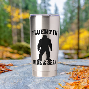 Botella Aislada Bigfoot Divertido - Fluido en Escondite