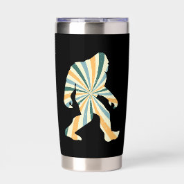 Botella Aislada Bigfoot Squatchy Retro 90s Style