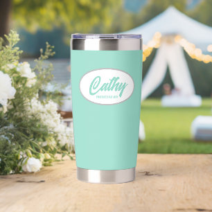 Botella Aislada Boda con estilo Seafoam