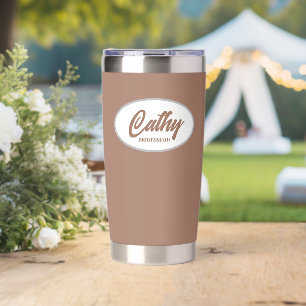 Botella Aislada Boda estilizada Mocha