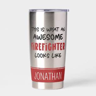 Botella Aislada Bombero Impresionante Personalizado Divertido Bomb