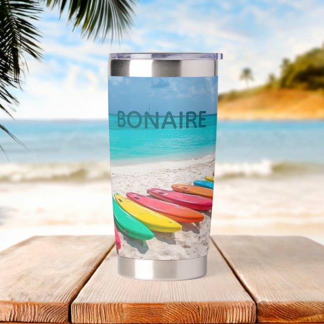 Botella Aislada Bonaire cielo del windsurf (Playa)