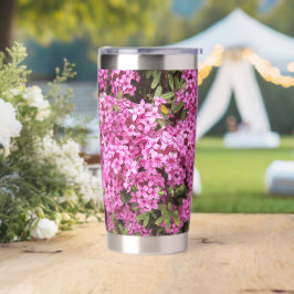 Botella Aislada Bonito Rosa Daphne Floral