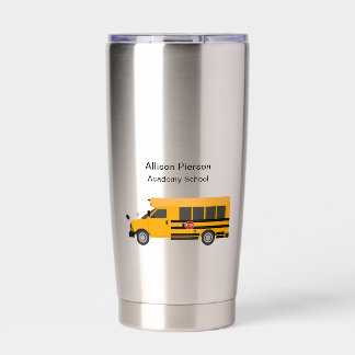 Botella Aislada Botellas de agua del autobús de la academia escola