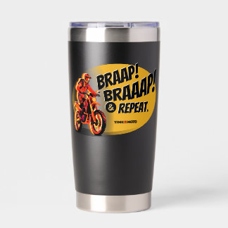 Botella Aislada Braap Braaap And Repeat Dirt Bike Insulated Tumble