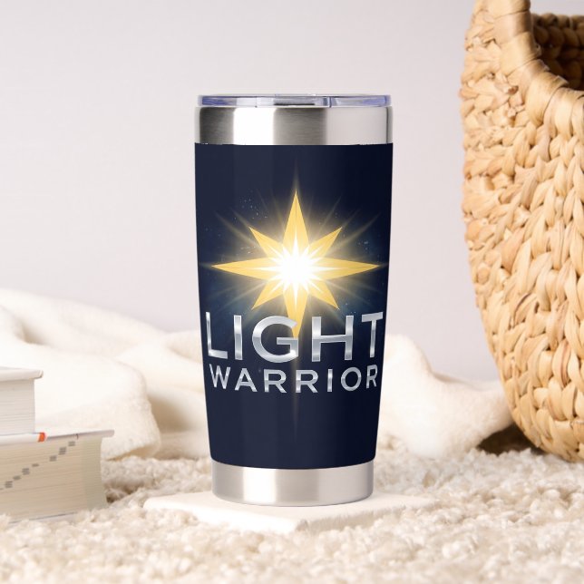 Botella Aislada Bright Star Shine Light Warrior (Sala de estar (girado))