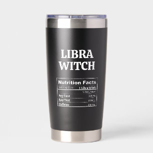 Botella Aislada Bruja Libra Zodiac Cumpleaños Personalizable Tende
