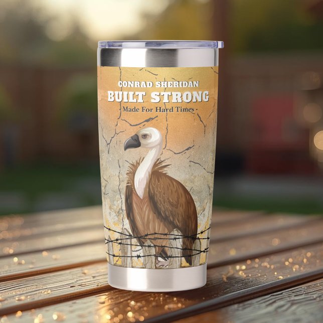 Botella Aislada Built Strong Personalized Insulated Tumbler For Me (Subido por el creador)