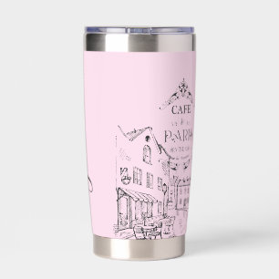 Botella Aislada Café París personalizado