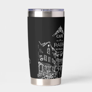 Botella Aislada Café París personalizado