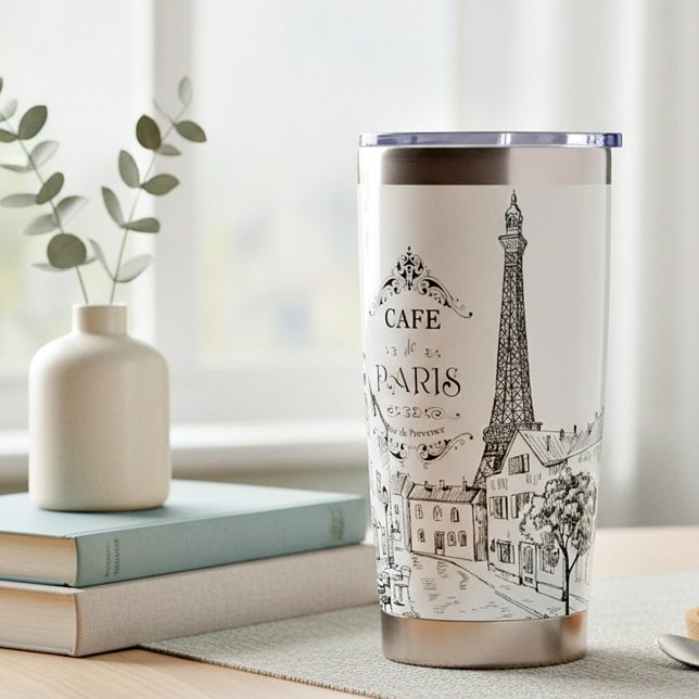 Botella Aislada Cafe Paris personalizado (Subido por el creador)