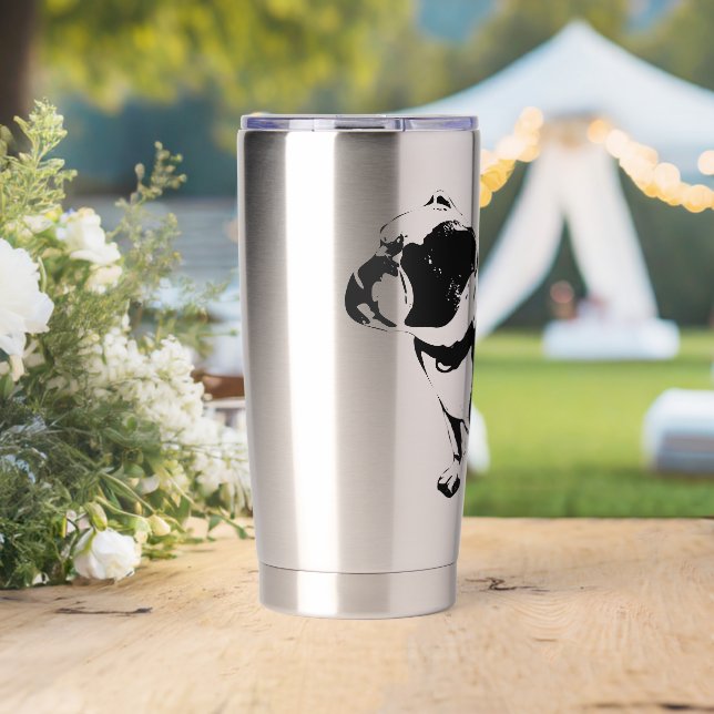 Botella Aislada Calma que Viaja (Boda (girado))