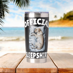 Botella Aislada Camiseta de dormir oficial del perro Labrador Retr
