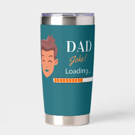 Botella Aislada Cargando Chiste de Papá