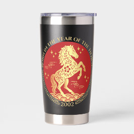 Botella Aislada Chinese New Year Born in the Year of the Horse