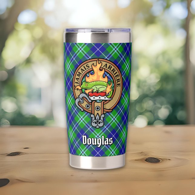 Botella Aislada Clan Douglas Escudo por Tartán (Subido por el creador)