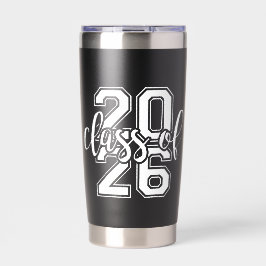 Botella Aislada Class of 2026 Graduation Funny Senior High School