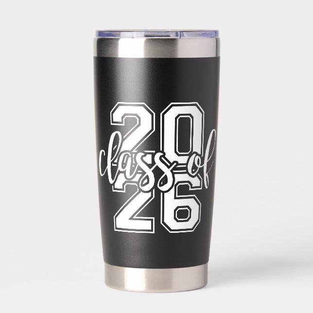 Botella Aislada Class of 2026 Graduation Funny Senior High School (Frente)