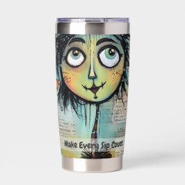 Botella Aislada Collage de arte 9