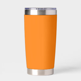 Botella Aislada Color sólido del Naranja de seguridad
