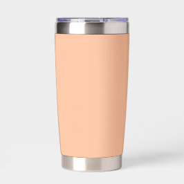 Botella Aislada Color sólido Peach Fuzz
