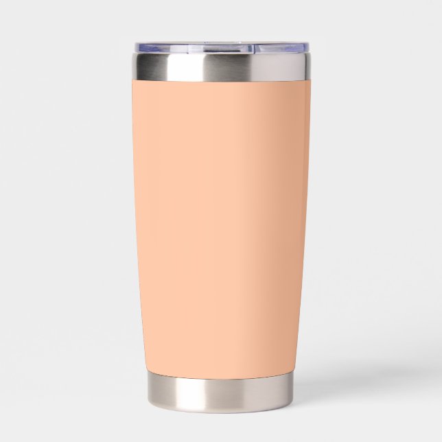Botella Aislada Color sólido Peach Fuzz (Frente)