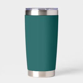 Botella Aislada Color sólido Verde azulado oscuro