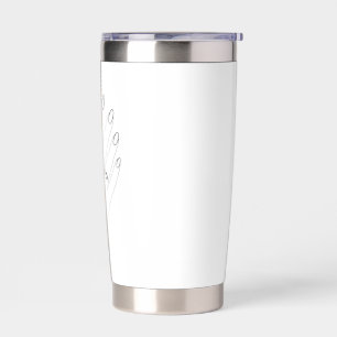 Botella Aislada Comprometida futura Sra. Tumbler personalizada Pis
