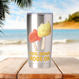 Botella Aislada Cool Down Mode On: Iron T & Bunny Girl Popsicles