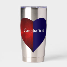 BOTELLA AISLADA CORAZÓN DE CANADAFIRST