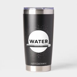 Botella Aislada Cotización de Energía Solar | Nombre Personalizado