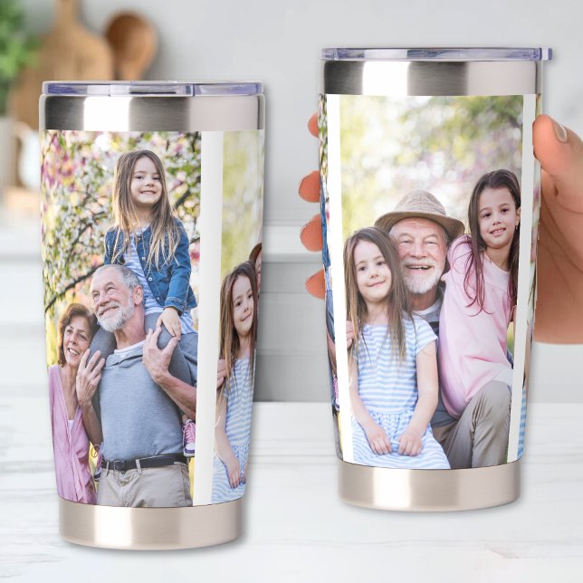 Botella Aislada Crea tu Propia Foto (Create your Own Photo Insulated Tumbler)