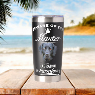 Botella Aislada Cuidado con el perro Labrador Labrador Labrador Du