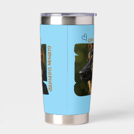 Botella Aislada Cup of Love Dog Lover Thermal Tumbler