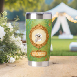 Botella Aislada Custom Pet Photo & Name Tumbler
