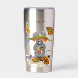 Botella Aislada DE/GB Thermobecher/Thermal mug Herbst/Fall Maus