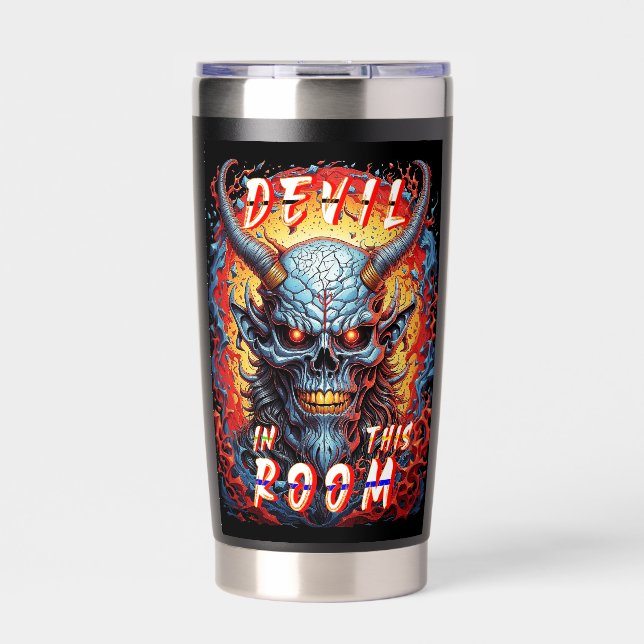 Botella Aislada Diablo En Esta Sala (Frente)