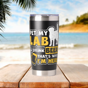 Botella Aislada Diseño de Bebida de Cerveza de Laboratorio de Labr