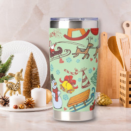 Botella Aislada Diversión de vacaciones