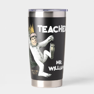 Botella Aislada Donde las cosas salvajes Teacher