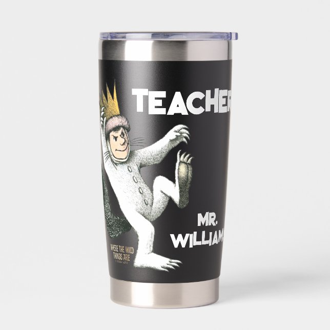 Botella Aislada Donde las cosas salvajes Teacher (Izquierdo)