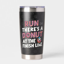 Donut at the Finish Line Funny Fitness Motivation