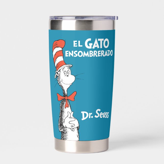 Botella Aislada Dr. Seuss El Gato con Sombrero (Izquierdo)