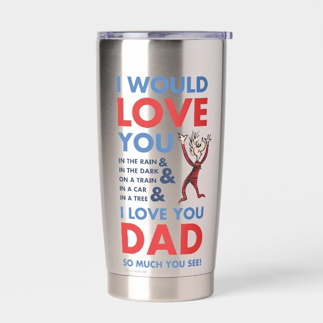 Botella Aislada Dr. Seuss | Te Amo Tanto Papá Que Ves (Izquierdo)