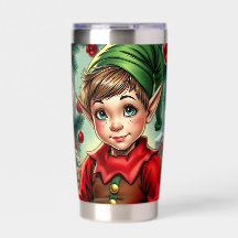 Duende de dibujos animados caprichoso | Navidad