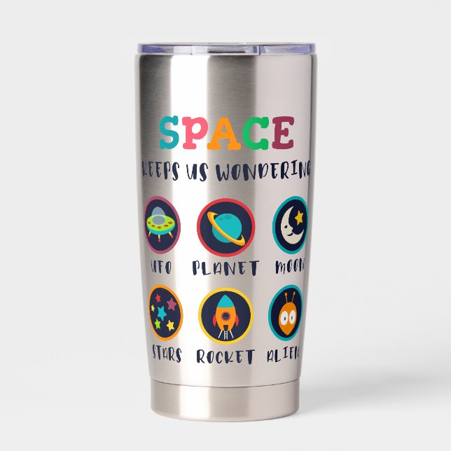 Botella Aislada El espacio nos hace preguntarnos (Frente)