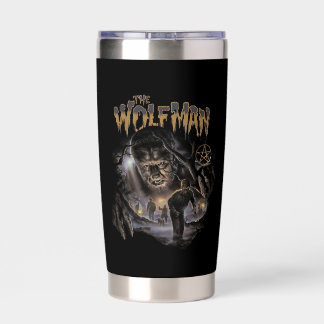 Botella Aislada El Hombre Lobo Insultó El Tumbler