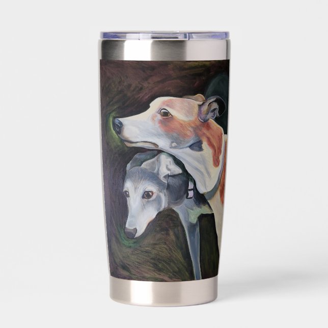 Botella Aislada El Tumbler térmico de los Chicas (Frente)