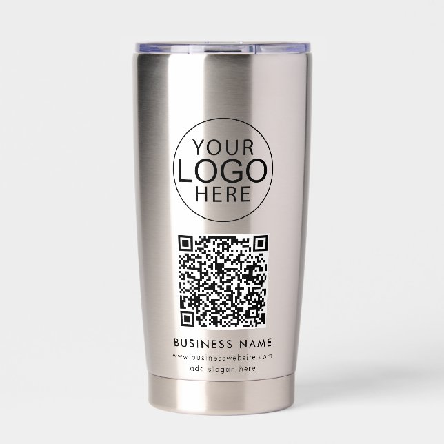Botella Aislada Empleados de código QR del Personalizado de logoti (Frente)